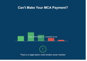 What to Do When You Can’t Make Your Merchant Cash Advance Payment