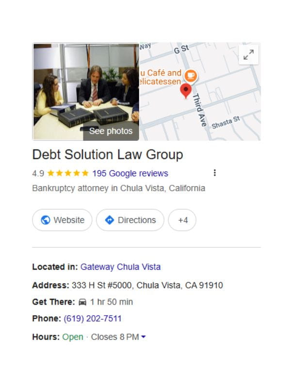 debt solution law group google reviews